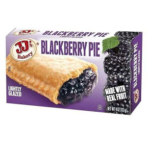 JJ's Bakery Blackberry Snack Pies, Individual Dessert, Fresh-Baked, Perfect for Snacks, Nut-Free, Kosher Parve, 4 Oz Each (Pack of 6)