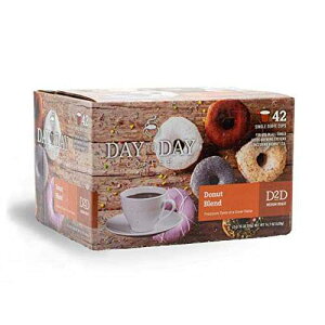 Day To Day Coffee Day To Day 42-Count Donut Blend, Medium Roast Single Serve Coffee Pods for K-Cup Keurig Brewers