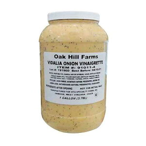 Oak Hill Farms Salad Dressings, Vidalia Onion Vinaigrette, 1 Gallon