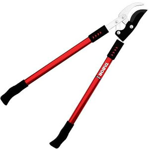 TABOR TOOLS GG11A Bypass Lopper with Compound Action, 30 Inch Tree Trimmer, Branch Cutter with ? 1 3/4 Inch Cutting Capacity, Delivers Clean Cuts with Ease.