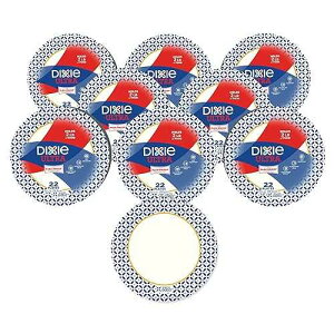 Dixie Ultra Disposable Paper Plates, 10-1/16 in. Dinner Size, Printed, 176 Count