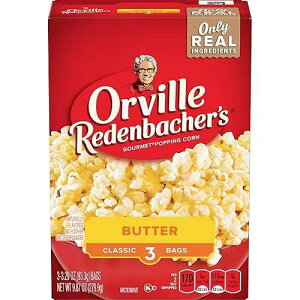 Orville Redenbacher's Orville Redenbacher�fs Butter Popcorn, Microwave Popcorn, 2g Fiber Per Serving, 3.3 oz., 3-Count