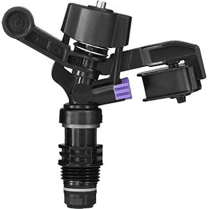 IrrigationKing RK-24WD 1/2 �C���` ���[�A���O�� �v���X�`�b�N �E�F�b�W �h���C�u �X�v�����N���[ �m�Y���t�� - 2.5 mm�ANPT �I�X�A2.7 GSM �ő嗬�� IrrigationKing RK-24WD 1/2 Low Angle Plastic Wedge Drive Sprinkler with 