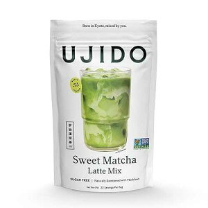 �F���� - �����N�t���[�c - �X�C�[�g���� - ���e (16 �I���X (467g)) Ujido The Path of Zen Ujido Sweet Matcha, 16 oz. ? Sugar-Free Ceremonial Grade Japanese Matcha Powder ? Sweetened with Monk Fruit & Non-GMO Erythrit