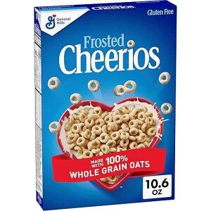 Frosted Cheerios, Heart Healthy Gluten Free Breakfast Cereal, Made with Whole Grain Oats, 10.6 oz