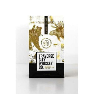 Traverse City Whiskey Co. Barrel Aged Coffee | Stillhouse Blend Aged in 10 Year Old Bourbon Barrels | Medium Roasted Beans for a Bold and Smooth Taste | 12oz