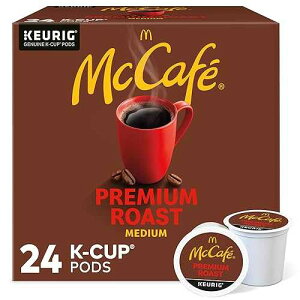 McCafe Single-Serve Coffee K-Cup Pods, Premium Roast, Carton Of 24