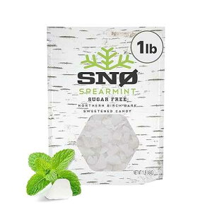 ????? KETO ???? ?? ? - SNO 1LB ? - 2?? ??? ??? ??? ?? | ?????, ??? ?? ???, Non-GMO, ??, GF & ?? | ???? ?? ??? ??! SNO Spearmint Xylitol Candy Chips | Oral