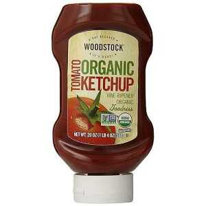 �E�b�h�X�g�b�N �I�[�K�j�b�N �g�}�g �P�`���b�v�A20�I���X (12�p�b�N) Woodstock Farms Woodstock Organic Tomato Ketchup - Case of 12 - 20 oz.