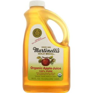 Martinelli's �A�b�v���W���[�X �I�[�K�j�b�N�A64 �I���X (6 �p�b�N) Martinelli's Apple Juice Organic, 64-Ounce (Pack of 6)