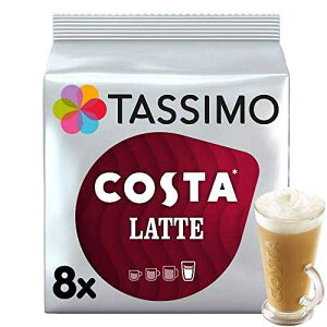 TASSIMO �R�X�^ ���e 16���� 8�H���i5������ �v80�� 40�H���j TASSIMO Costa Latte 16 discs, 8 servings (Pack of 5, Total 80 discs, 40 servings)