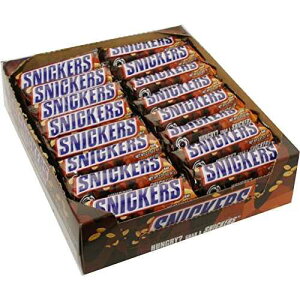 �X�j�b�J�[�Y �V���O�� �o�[ �`���R���[�g �L�����f�B�A�e 1.86 �I���X�̃o�[ 48 �B Snickers Single Bar Chocolate Candy, 48 bars of 1.86oz each.