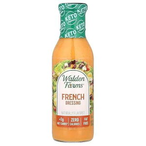 �t�����`�h���b�V���O �J�����[�t���[ 12�I���X (6����) Walden Farms French Dressing ? Calorie-Free, Gluten-Free, Low Carb, Keto-Friendly, Sugar-Free, Fat-Free, Dairy-Free Sweet & Tangy French Flavor ? 6-Pack, 12 oz Bo