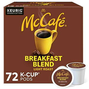 McCafe Breakfast Blend, Single Serve Coffee Keurig K-Cup Pods, Light Roast, 72 Count