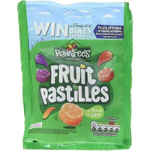 ���E���c���[ �t���[�c �g���[�` �o�b�O 143g Rowntrees Fruit Pastilles Sweets Rowntree Fruit Pastilles Bag 143g