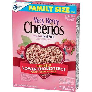Very Berry Cheerios, Breakfast Cereal with Oats, Gluten Free, 19.5 oz