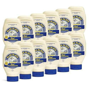 Blue Plate Real Mayonnaise, 18 Fl Oz Foodservice Squeeze Bottle (Pack of 12)