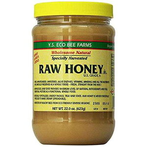 YS Eco Bee Farms RAW HONEY - ���A���h�߁A���E�� - ������ 2 �p�b�N yVskwCc (�e 22 �I���X) YS Eco Bee Farms RAW HONEY - Raw, Unfiltered, Unpasteurized - Value 2 Pack yVskwCc( 22 Ounce each)
