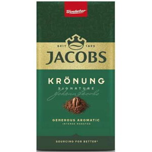 Jacobs Kronung �҂����R�[�q�[ 500 �O���� / 17.6 �I���X (4 �p�b�N) Jacob's Coffee Jacobs Kronung Ground Coffee 500 Gram / 17.6 Ounce (Pack of 4)