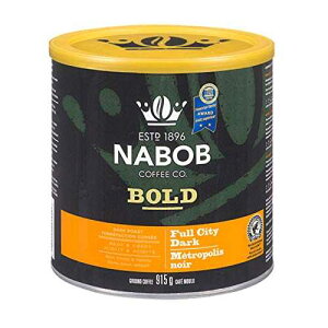 Nabob Coffee co Bold - �t���V�e�B �_�[�N�O���E���h �R�[�q�[�A915g�A�J�i�_�A�� Nabob Coffee co Bold - Full City Dark Ground Coffee, 915g, Imported by Canada