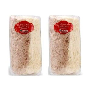 Sehrazat Turkish Cotton Candy, Traditional Floss Halva, Tel Pismaniye, 250g/8.8oz, Mixed Flavor, 2 pack