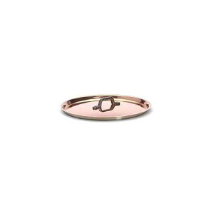 INOCUIVRE ���X�e�����X�X�`�[���W 8 �C���`�A���S�n���h���t�� De Buyer INOCUIVRE Copper Stainless Steel Lid 8-Inch with a cast iron handle