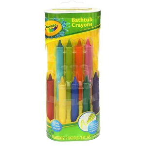 Play Visions Crayola Bathtub Crayons, Assorted Colors 10 ea