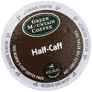 Green Mountain Coffee Roasters Green Mountain Coffee, Half-Caff, Single-Serve Keurig K-Cup Pods, Medium Roast Coffee, 48 Count (2 Boxes of 24 Pods)