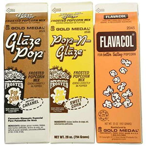 Snappy Flavacol Salt and Glaze Pop Flavoring 3 Pack