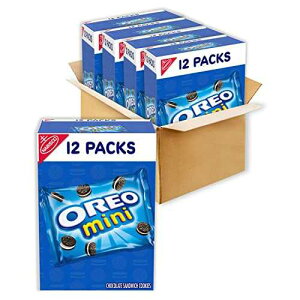 OREO �~�j�`���R�T���h�N�b�L�[ �X�i�b�N48��(4��) OREO Mini Chocolate Sandwich Cookies, 48 Snack Packs (4 Boxes)