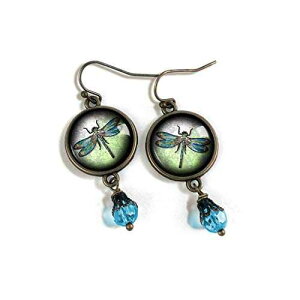 �g���{�C�������O The Divine Iguana Dragonfly Earrings