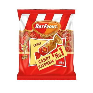 Krasnyi Oktyabr Batonchik Rot Front Original 250g/8.8oz Imported Gourmet Russian Candy Bars by UNICONF