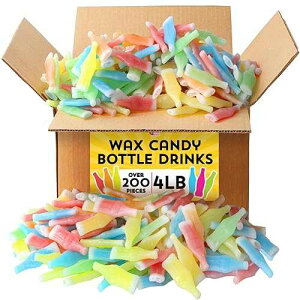 A Great Surprise Wax Bottle Candy - 4 Pounds - Wax Candies - 90s Novelty Treats - Candy Drinks