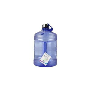New Wave Enviro Iconic 1 Gallon BPA Free Water Bottle (Round), Built in Handle and Stainless Steel Cap, 1 Gallon Capacity Bottle, Faint Blue