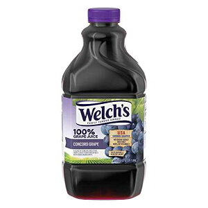 Welch's 100% Concord Grape Juice, No Sugar Added, 64 oz