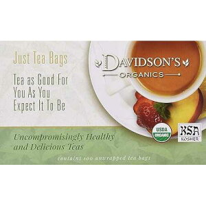 Davidson's Organics, Cinnamon Apple, 100-count Unwrapped Tea Bags