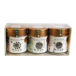 The Tao of Tea �Β��T���v���[ 3 �ʓ��� The Tao of Tea Green Tea Sampler, 3-Count Can