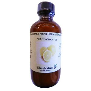 OliveNation �x�[�L���O�p�������G�}���W�����A���n���A�R�[�V���[�A�O���e���t���[�A�r�[�K���APG �t���[ - 4 �I���X OliveNation Lemon Emulsion for Baking, Water Soluble, Kosher, Gluten Free, Vegan, PG Free - 4 ounces
