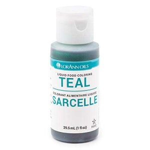 LorAnn Oils LorAnn Teal Liquid Food Color, 1 ounce squeeze bottle
