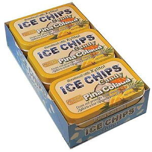 ??? ?? ???? ?? ? (?? ???, 6? ?) - ??? ?? ?? ?? ICE CHIPS Xylitol Candy Tins 10.56 oz total (Pina Colada, 6 Pack) - Includes BAND as shown