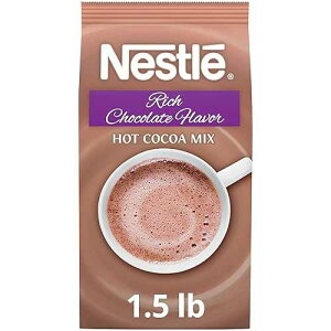 Nestle Hot Cocoa Nestle Hot Chocolate Mix, Rich Chocolate Flavor, Bulk Whipped Hot Cocoa Mix, 1.5 lb Bag