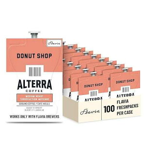 ??? A200 ??? ?? ? ??? ??/?? ?? ?? 100?/CT BK Flavia Alterra Donut Shop Coffee Freshpacks works only with Flavia Brewers, Medium Roast (Case of 100)