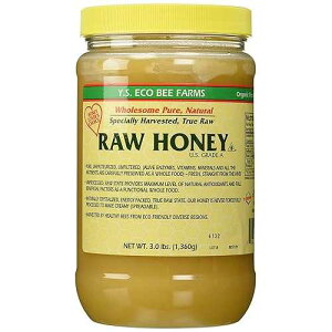 YS Eco Bee Farms RAW HONEY - ���A���h�߁A���E�� - �R�[�V�� (3 �|���h (2 �p�b�N)) YS Eco Bee Farms RAW HONEY - Raw, Unfiltered, Unpasteurized - Kosher (3 Lb (2 Pack))