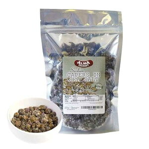 �A���}�O���� �C�^���A����A�������C������V�`���A�P�C�p�[ |1.1�|���h (500g) Alma Gourmet Sicilian Capers in Sea Salt Imported from Italy |1.1 Pound (500g)