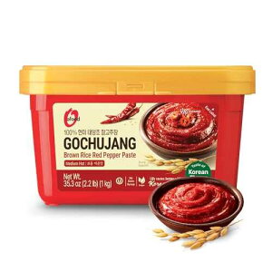 Chung Jung One O'Food Gochujang - Korean Red Chili Paste [Medium | 2.2 lb (1kg) ] Spicy & Sweet Savory Fermented Sauce | Gluten-Free | No Corn Syrup | Great for Bibimbap, Marinades, Stews & BBQ