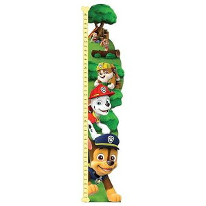 Oliver's Labels Growth Chart for Kids - Cute Personalized Wall Sticker - Ruler for Child Size - Height Measurement Decal for Kids - Decor for Boys & Girls (PAW Patrol)