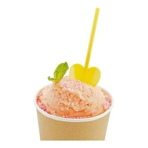 Restaurantware 3.5 Inch x 1.3 Inch Dessert Spoons 100 Disposable Mini Spoons - Heart-Shaped Premium Baby Yellow Plastic Tasting Spoons Ideal For Desserts Or Appetizers For Parties Or Events