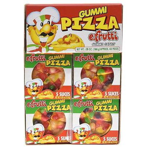 Gummi Pizza by E-Fruitti 48 Count (Net Wt. 26oz) E.Frutti Gummi Pizza by E-Fruitti 48 Count (Net Wt. 26oz)