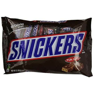 �X�j�b�J�[�Y �t�@���T�C�Y �X�i�b�N�o�[�A11.18�I���X Snickers Fun-Size Snack Bars, 11.18 oz