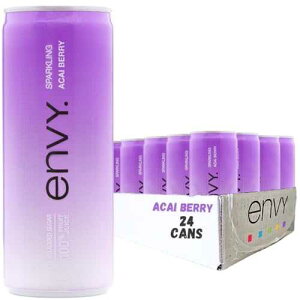 ?? ???? 100% ?? ??, ??? ?? 8?? (24?? ???) Envy Sparkling 100% Fruit Juice, Acai Berry 8oz (Case of 24)